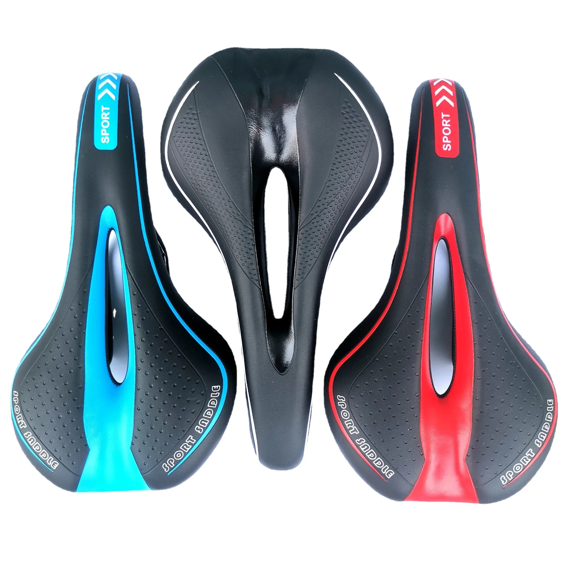 Bicycle Saddle  MTB Mountain Road Bike Seat Comfortable Soft Cycling Cushion Exercise Bike Saddle for Men and Women