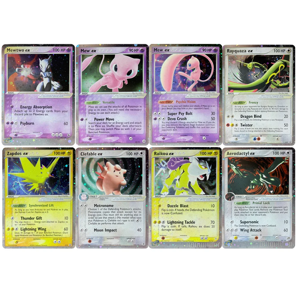PKM PTCG ex Toys Hobbies Collectibles Game Collection Cardily Arcanine Armaldo Entei Gyarados Scyther Raichu Moltres Proxy Card