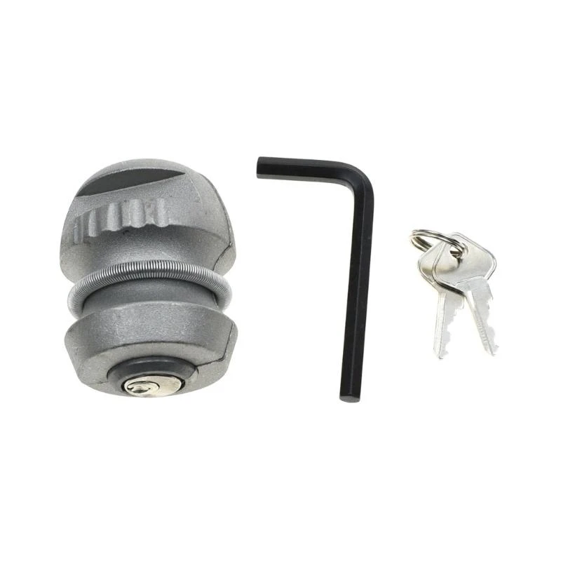 Insertable Coupling Lock Hitch Ball Lock Tow Caravans Anti Theft Device Universal Trailer Hitch 50mm Coupling Security Ball Lock