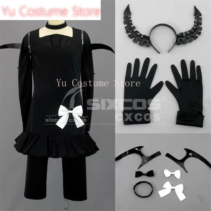 Yu Costume Anime Black Rock Shooter Black DEAD MASTER Cosplay Costume Halloween Uniform Women Carnival Party Dress Cos Clothing