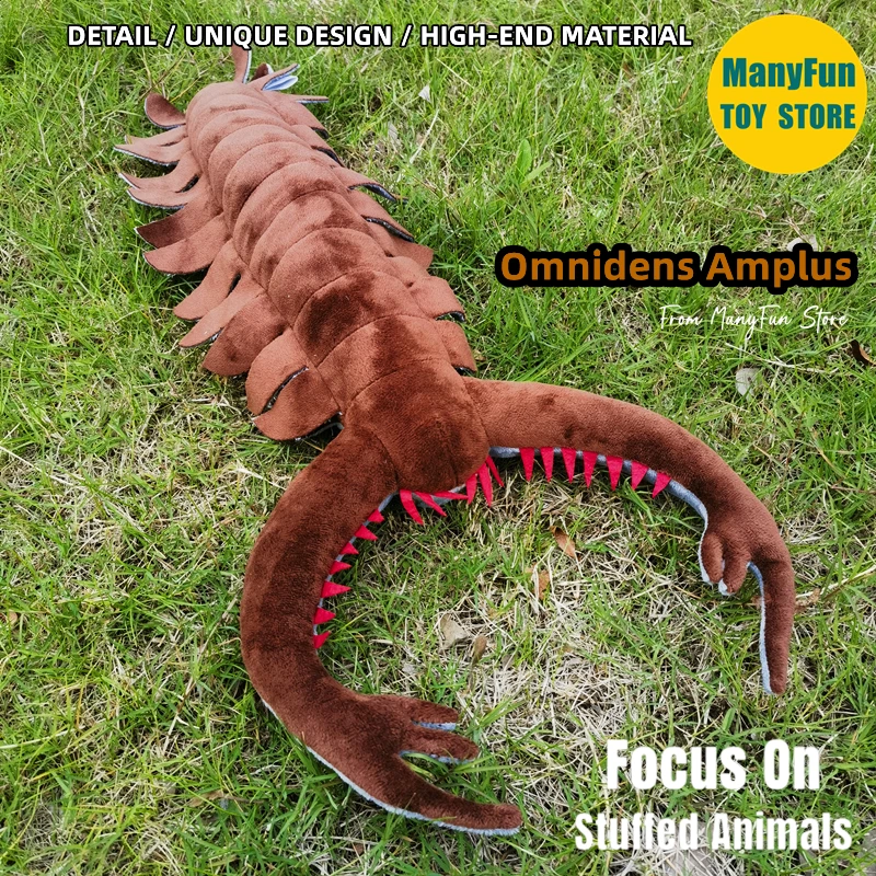 Realistic Omnidens High Fidelity Lobopodian Plushie Omnidens Amplus Plush Toys Lifelike Cambrian Animals Simulation Stuffed Toys