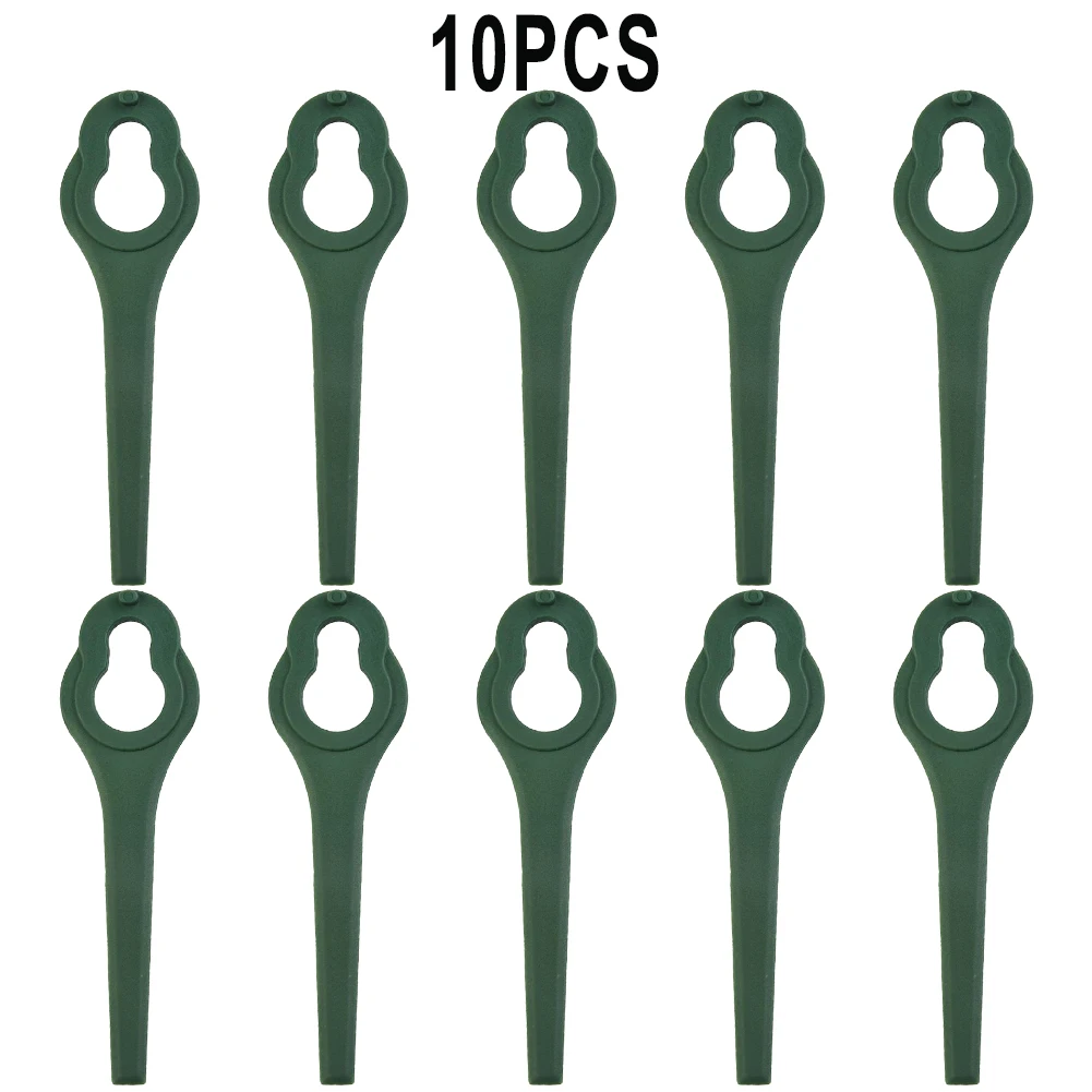 Lâminas para cortador de grama, 10 peças, para aldi-ferrex distante 20-1 20v/40v, aparador de cordas sem fio, acessórios de substituição, ferramentas de jardim