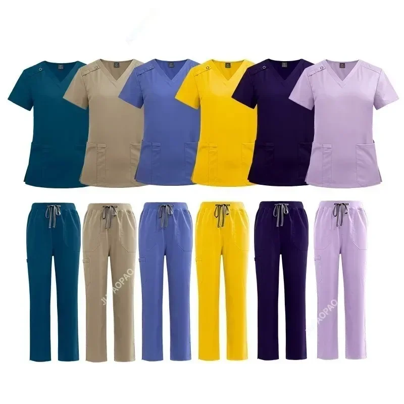 Wholesale Operating Room Medical Uniform Scrubs Hospital Working Scrubs Set Medical Supplies Nurse Dental Surgery Suit Workwear