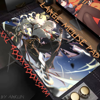 Pretty Hot Girl Zani Popular Gaming Wuthering Waves Mouse Pad XXL Laptops pad Anime Office Carpet Gamer Keyboard Computer Desks