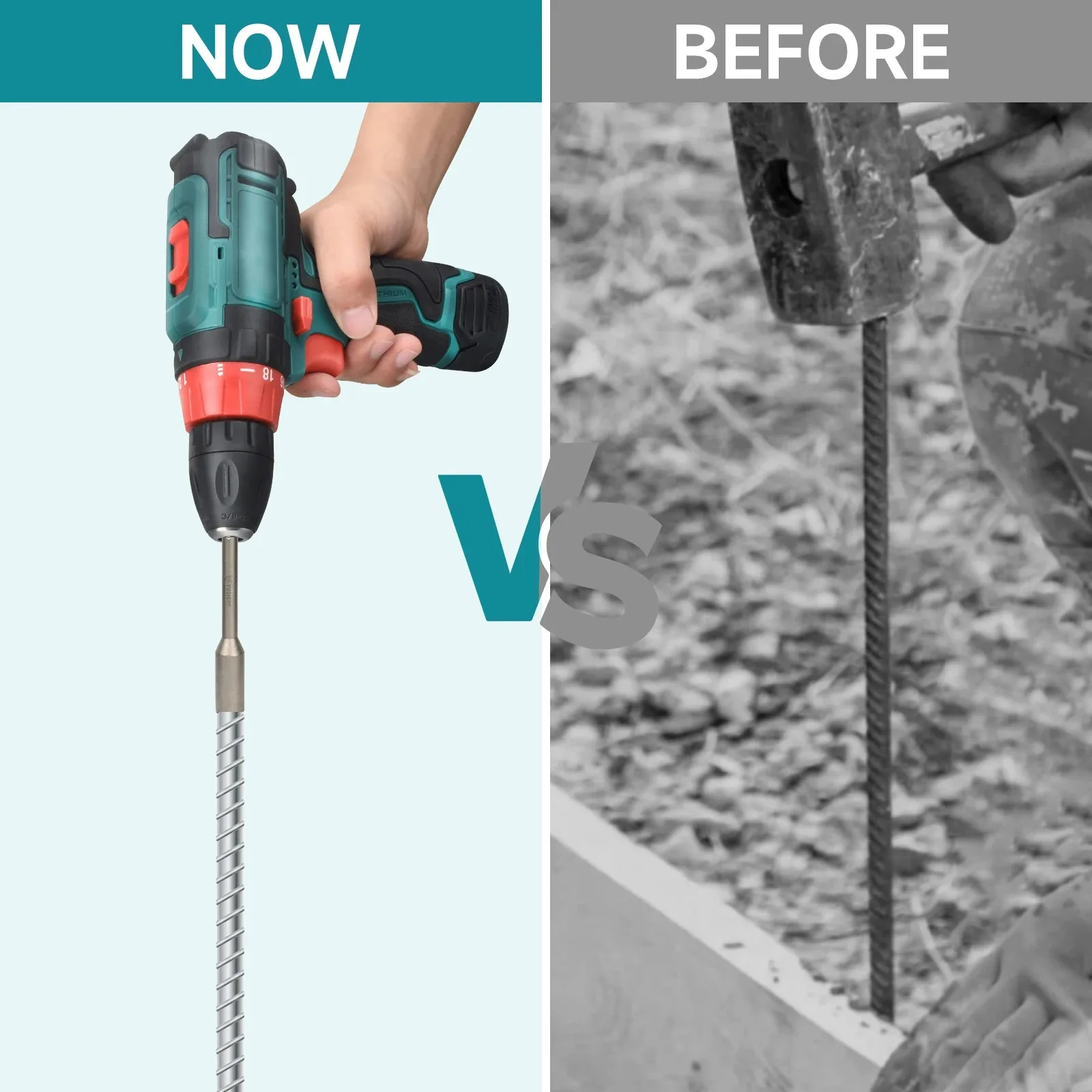Durable SDS MAX Ground Rod Driver, 25mm Earth Stake, Hardened Steel for Rotary Hammer Drills – Efficient Grounding Solution