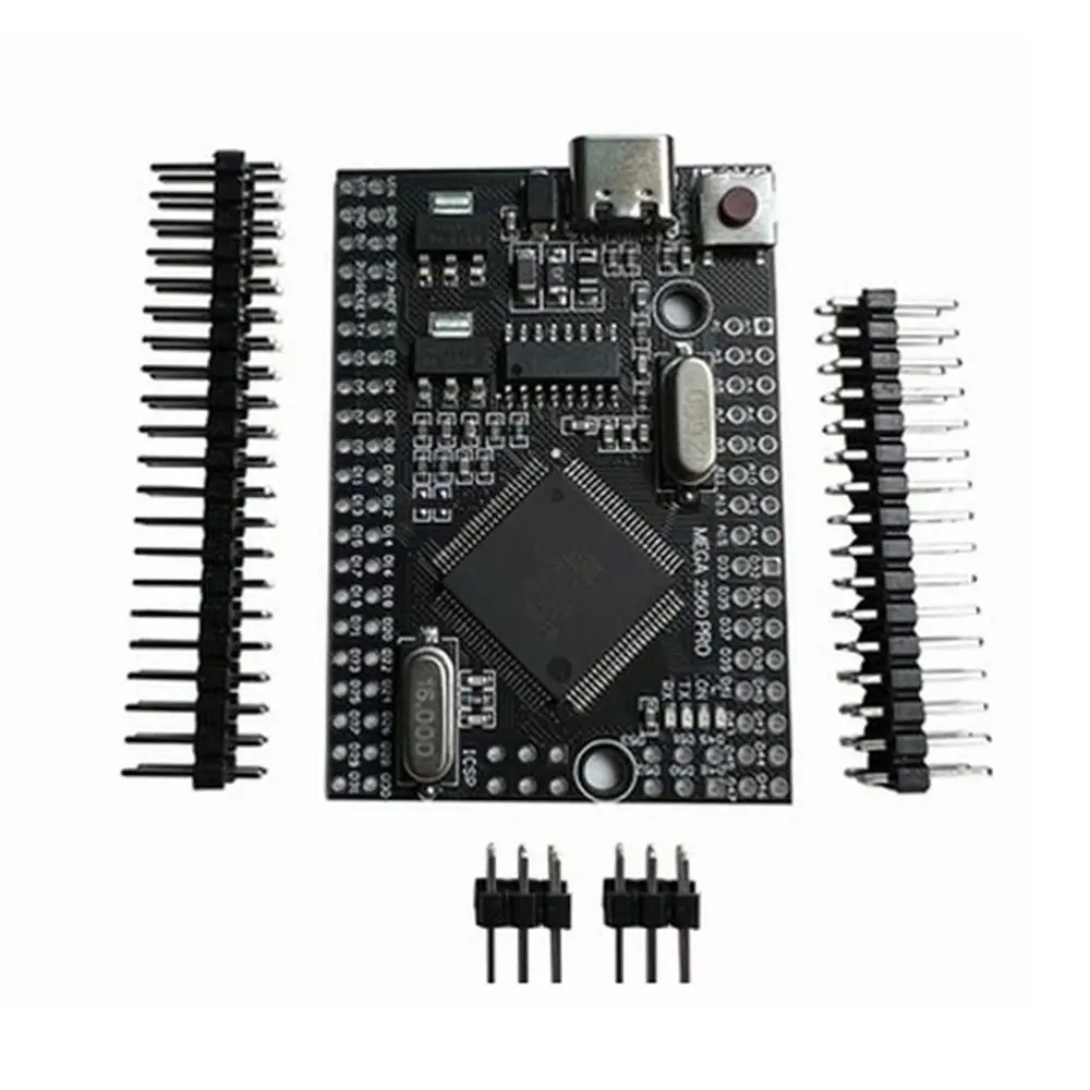 Плата DIY ATmega2560 Mega 2560 PRO, встраиваемая электронная макетная плата Type-C CH340G USB ATmega2560-16AU, плата