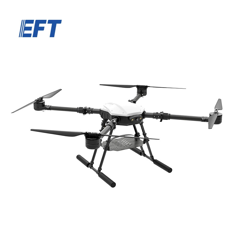 EFT new upgrade E410P 10KG payload delivery aircraft parts cargo transport heavy lift cargo drone frame with load plate