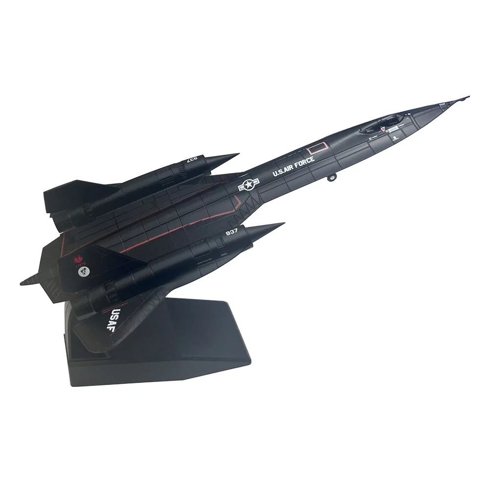 Échelle 1/144 US Lockheed SR71 SR-71 Blackbird 17972 Avion En Métal Moulé Sous Pression Avion Ornement Modèle Garçon Anniversaire Jouet Cadeau