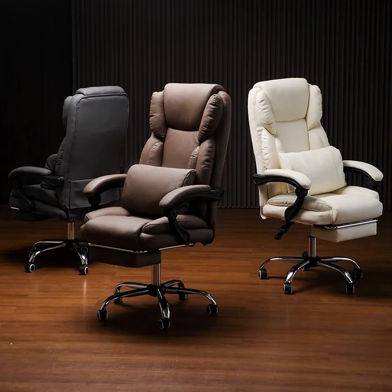 Hot Sales Swivel Adjustable Executive Office Chair High Demand Leather Mesh Chair Boss Modern Design Office Chair Massage Use