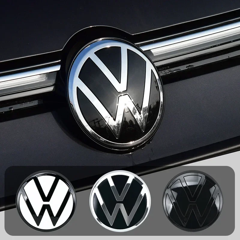 Car Modification For Golf 7.5 Passat LAVIDA PLUS Sagitar POLO CC T-ROC No ACC 18-20 Front Grille Emblem Cover