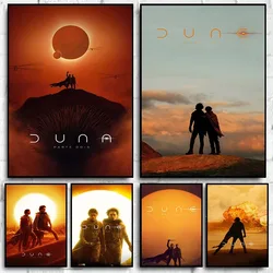 2024 Sci-fi Movie Poster Dune Part 2 Prints Art Canvas Painting for Living Room Modern Family Cinema Wall Picture Home Decor