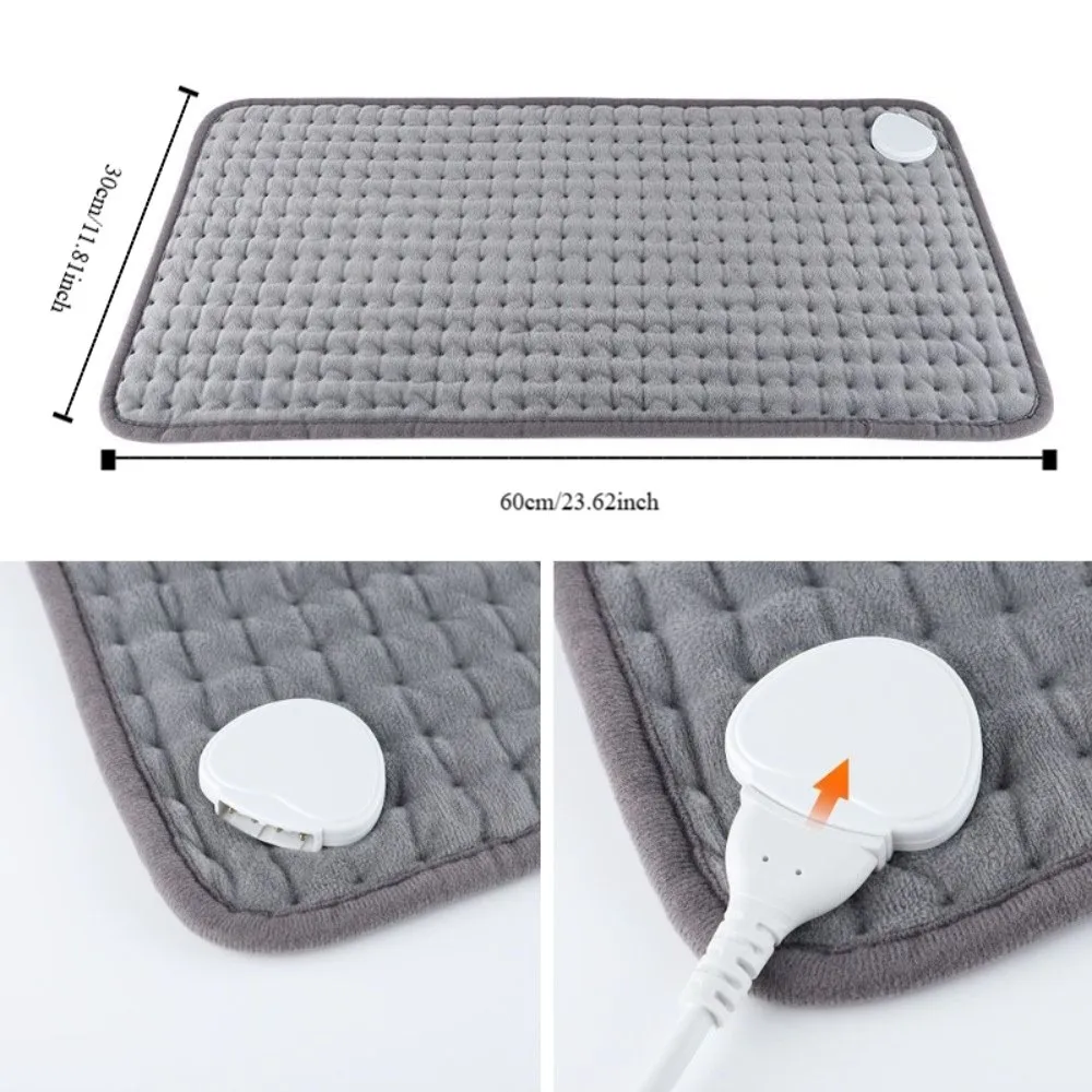 6-Speed Timing Functions Electric Heating Pad Timed Heating Constant Temperature Physiotherapy Heating Pad 9 Temperature Levels