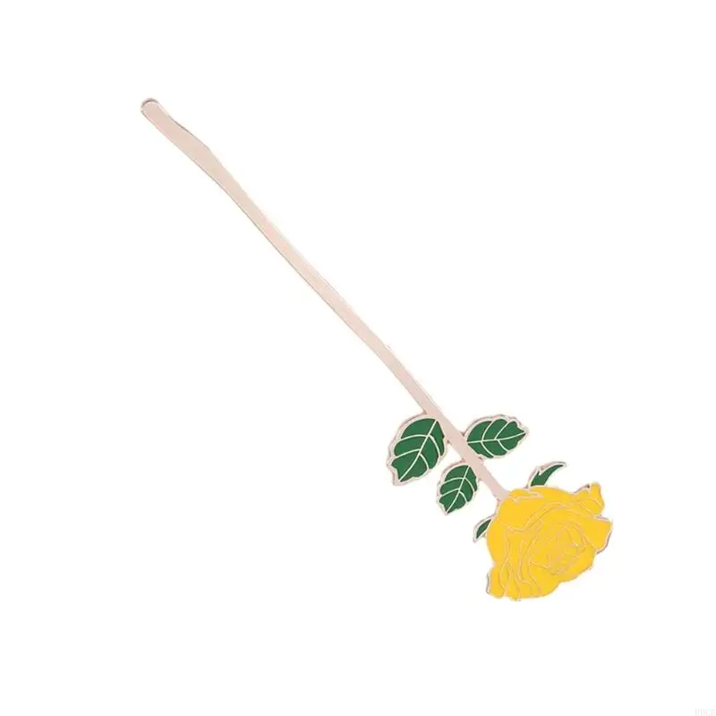 R9CB Metal Rose Bookmarks para Libro Lover Reader Maestre Student