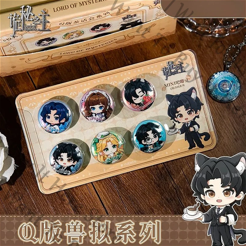 

Anime Lord of Mysteries Klein Moretti Amon Audrey Hall Cosplay Cartoon Emblem Badge Ornament Widget Brooch Accessory Mascot Gift