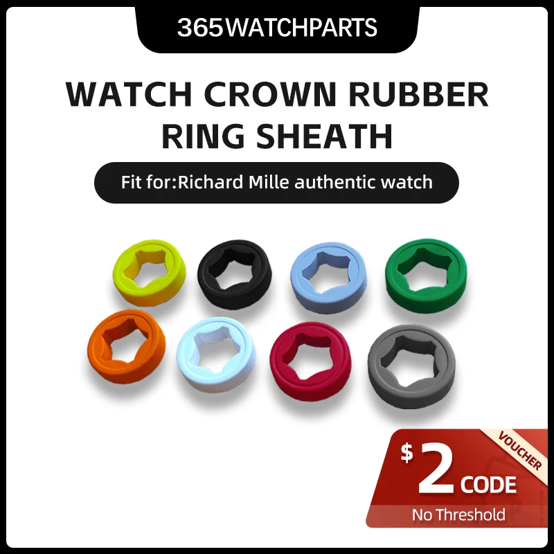 

Watch Crown Fluorine FKM Rubber Ring Fit For RM Richard Mille Original Authentic Watch RM011 RM035 RM055 Replacement Parts Tools