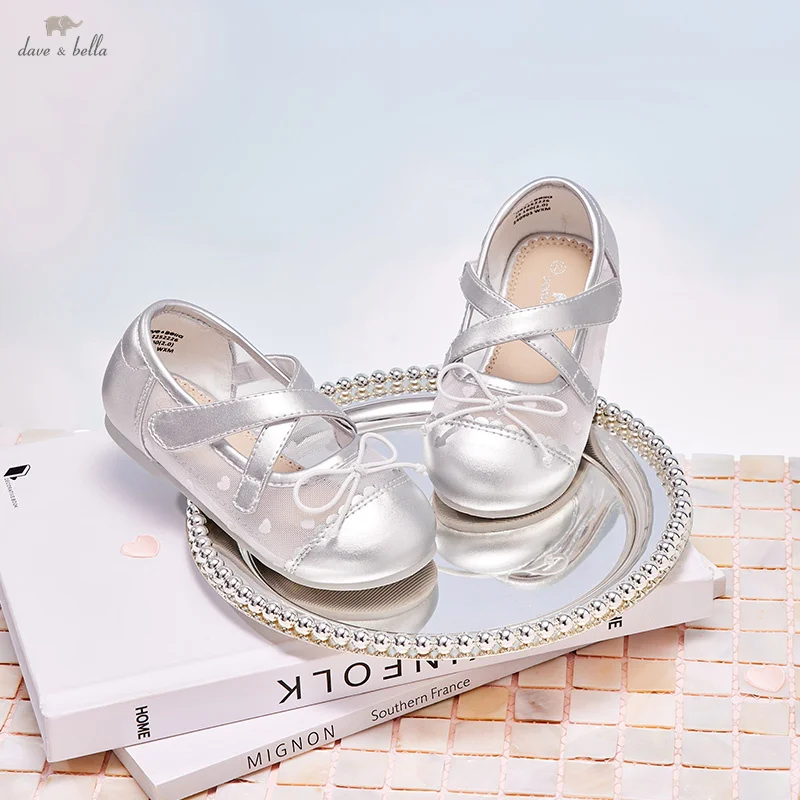 Dave Bella Baby Girls Sandals Summer Cute Soft Sole Flat Breathable Shoes Princess Footwear Shoes Party Outdoor DB2252226