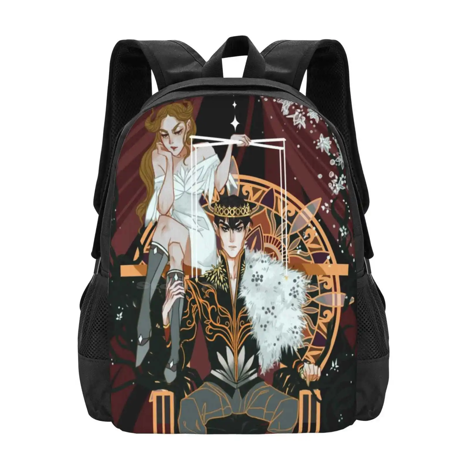 

Royal Puppeteer Hot Sale Backpack Fashion Bags The Cruel Prince The Wicked King The Folk Of The Air Holly Black Jude Duarte