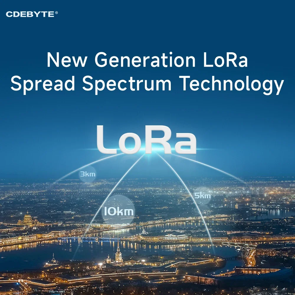 LoRa Wireless Modem 433 MHz Ultrakleine Schieneninstallation 22 dBm 5 km CDEBYTE E95M-DTU (400SL22-485) AT Command Modbus RSSI LBT