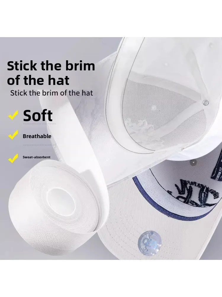 Disposable Sweat Absorbent Hat Liner Bendable Brim Dirty Proof Military Training Cap Pad One Size Fits All Universal Gender