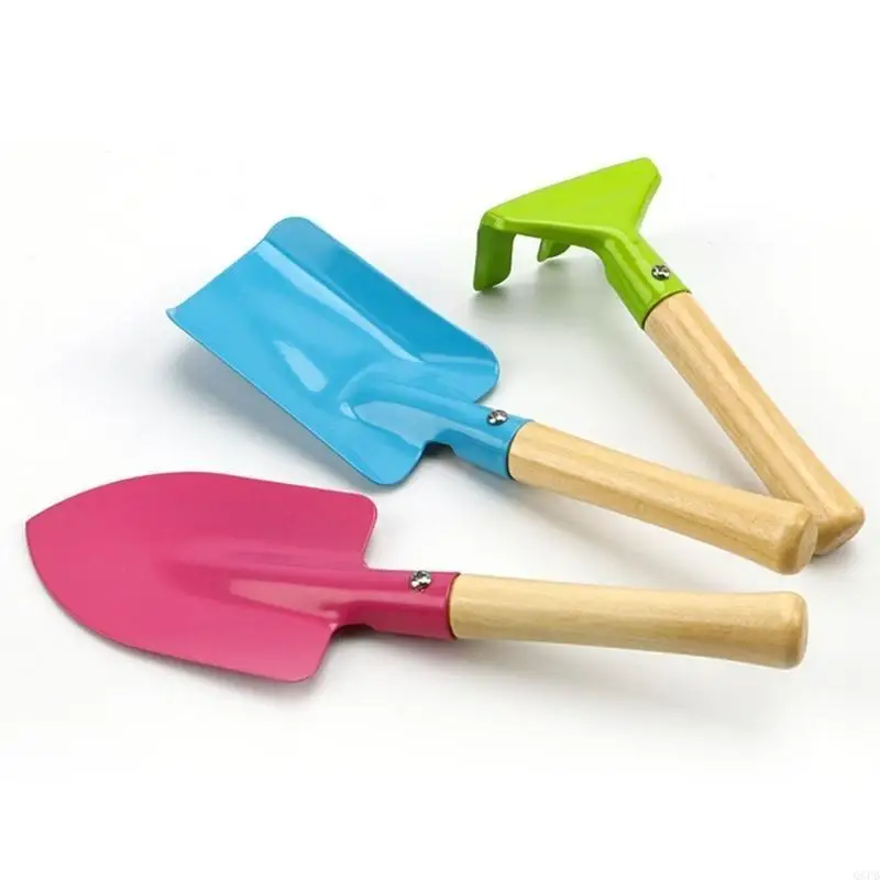 

4Pieces Kids Shovel Set For Beach And Garden Adventures Ergonomic Handle Sand Play Shovel Toy for Outdoor Activity