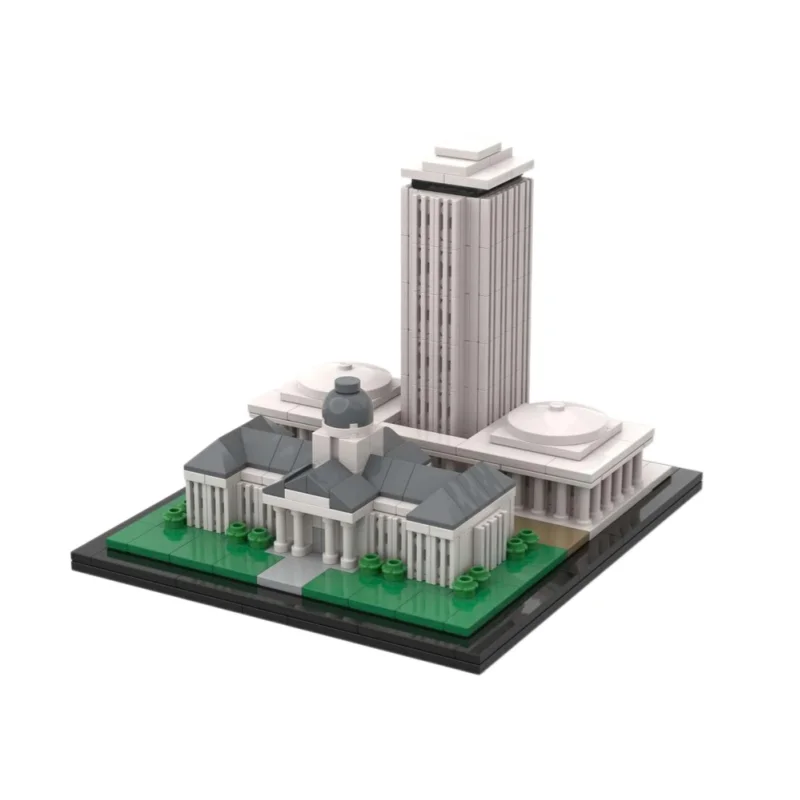 

Модель небольшой башни MOC - строительные блоки из мелких деталей, 473 элемента - подходит для всех энтузиастов, набор для настольного размещения.