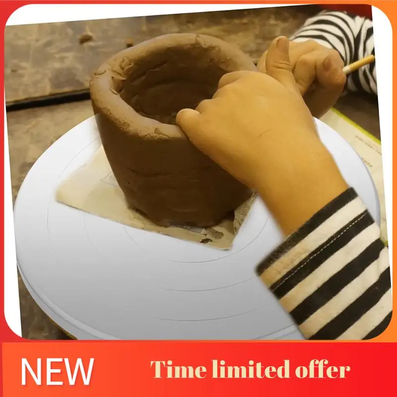 

ABHU гончарный поворотный стол, инструменты для керамики, поворотный стол для подставки для торта, алюминиевая вращающаяся подставка для торта, вращающиеся бумажные стаканчики