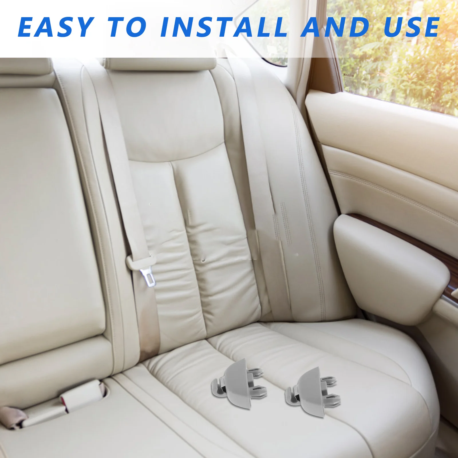 

2pcs Sun Hook Clips Replacement Car Clips Interior Vehicle Accessories Durable Plastic Visor Clip For Visor Retainer