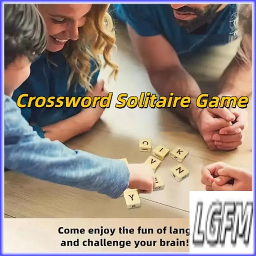 

GM-The Crossword Game Многофункциональные игральные кости Письмо Коллаж Путешествия Портативная орфографическая игра Кросворд Головоломка