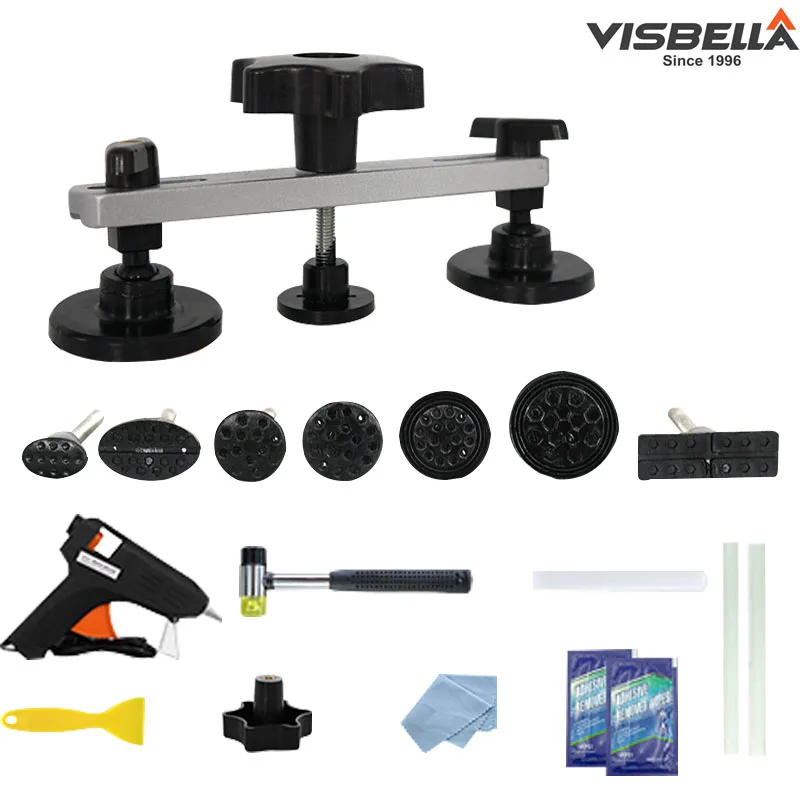 Visbella Car Dent Puller Auto Body Dents Suction Cups Glue Metal Dent Removal Tool without Painting Damage