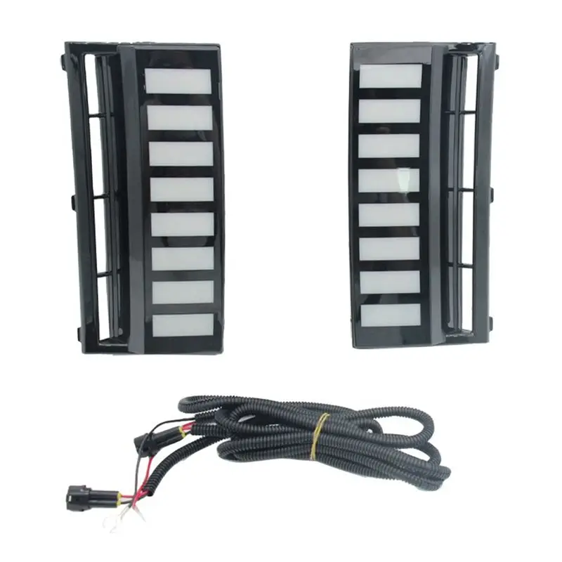 

Противотуманные фары, дневные ходовые огни DRL для Santa Fe IX45, передний бампер 2024 2025, последовательный указатель поворота