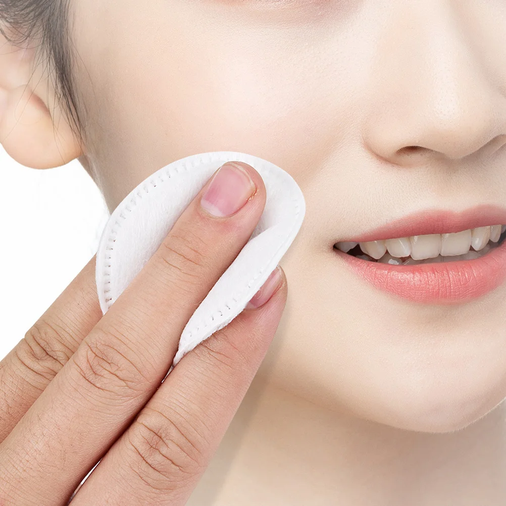 

1Set Disposable Pure Cotton Makeup Remover Pads Soft Face Cleaning Pads Reusable Lightweight Drawstring Portable Bag