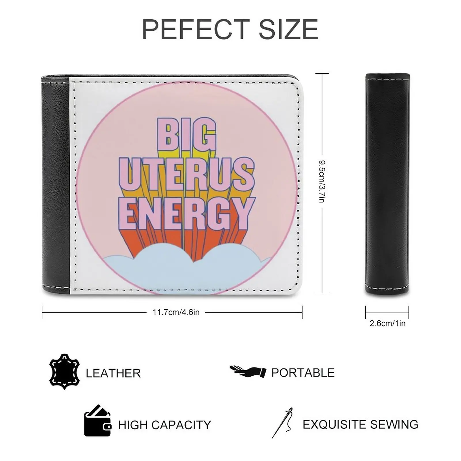 Big Uterus Energy Uterus Optional Business Men Wallets Small Money Purses New Design Dollar Price Top Wallet Uterus Abortion