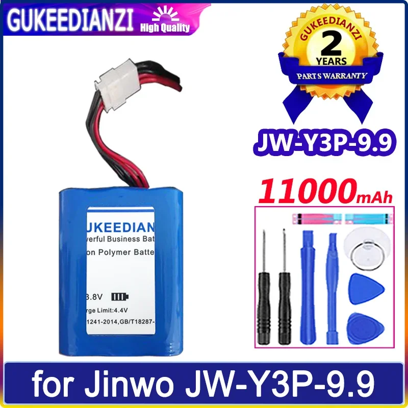 

Rechargeable Portable Cell Phone Battery 11000mAh For Jinwo JW-Y3P-9.9 medical equipment