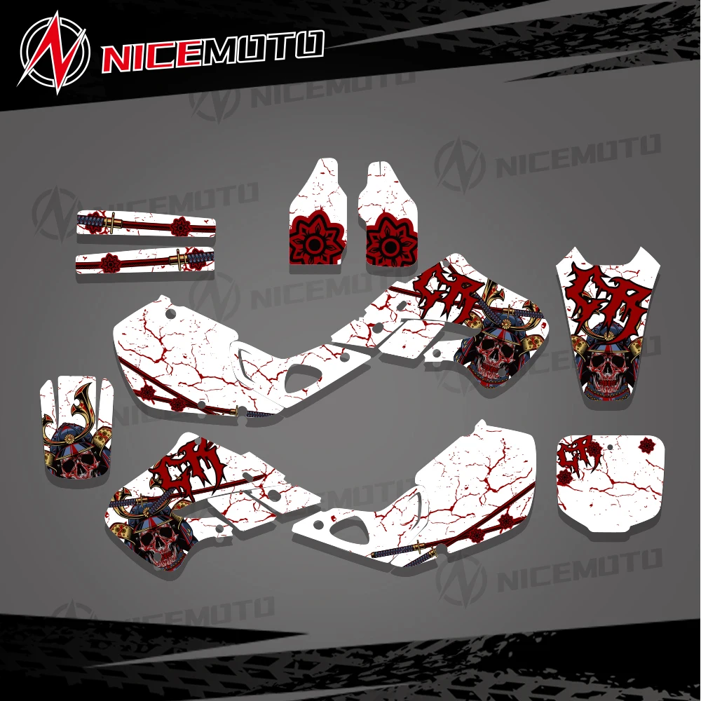 

NICEMOTO для Honda CR125 1998-1999 CR250 1997 1998 1999 CR 125 250 наклейки на графический фон для мотоцикла на заказ