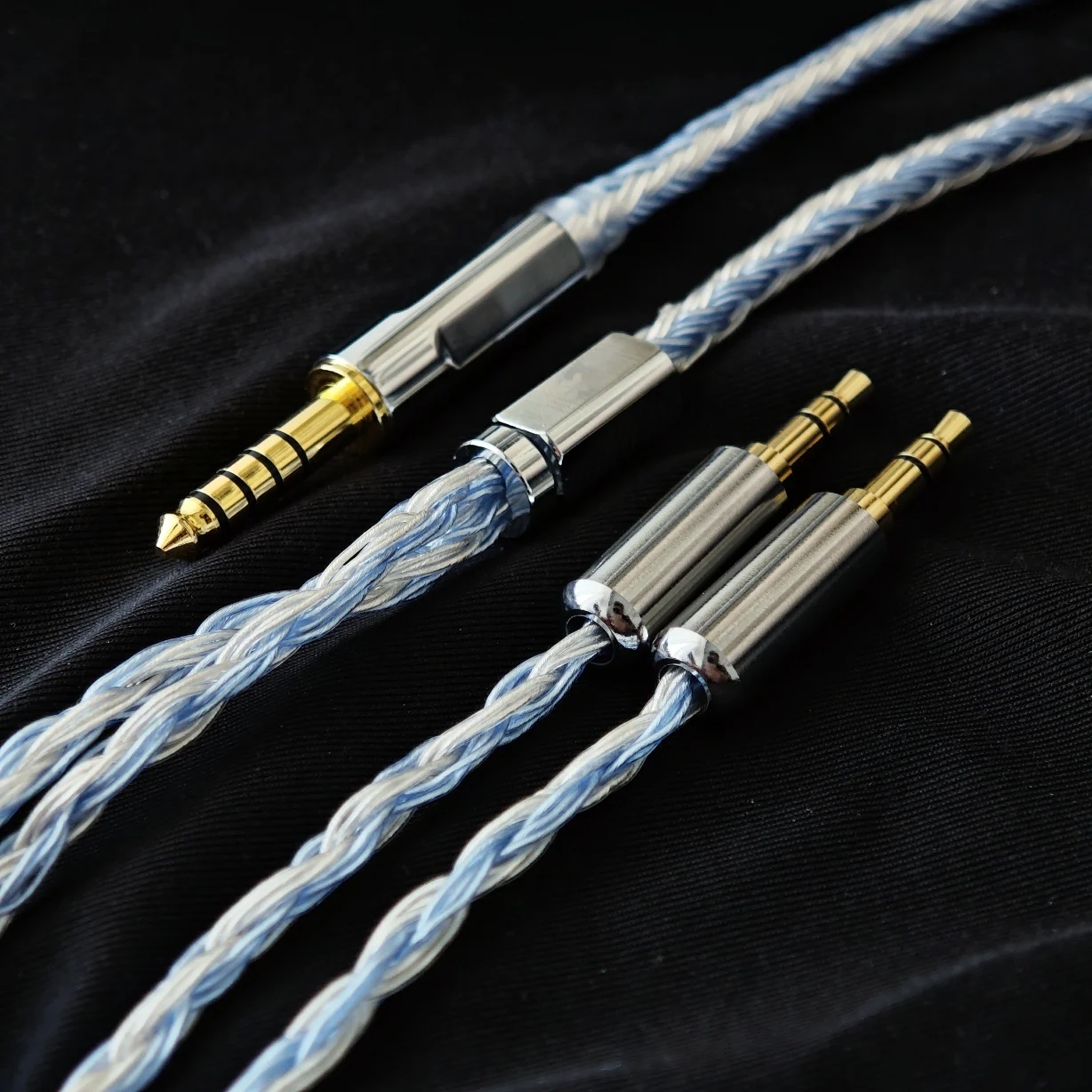 Compatible with HIFIMAN HD400se, Edition XS, Arya, Ananda Headphone 24 core Upgrade Cable, 4.4mm Balanced 3.5mm with mic