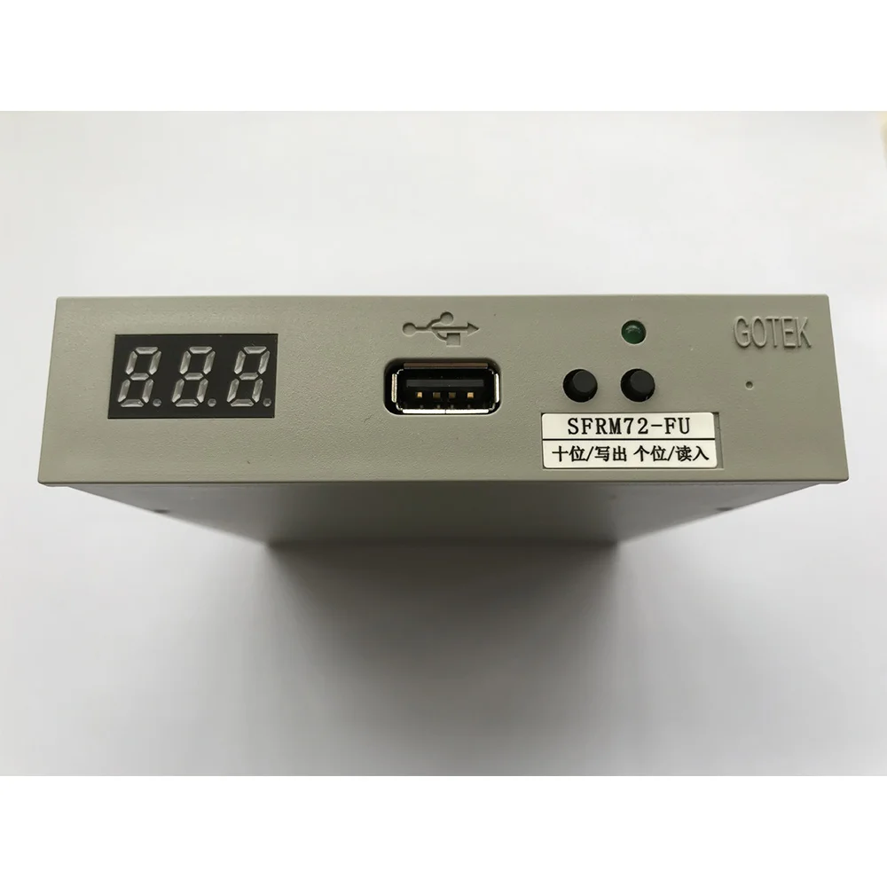 HLZS-SFRM72-FU 3.5 Inch 72KB USB Floppy Drive Emulator For Tajima BARUDAN Happy Embroidery Machine Industrial