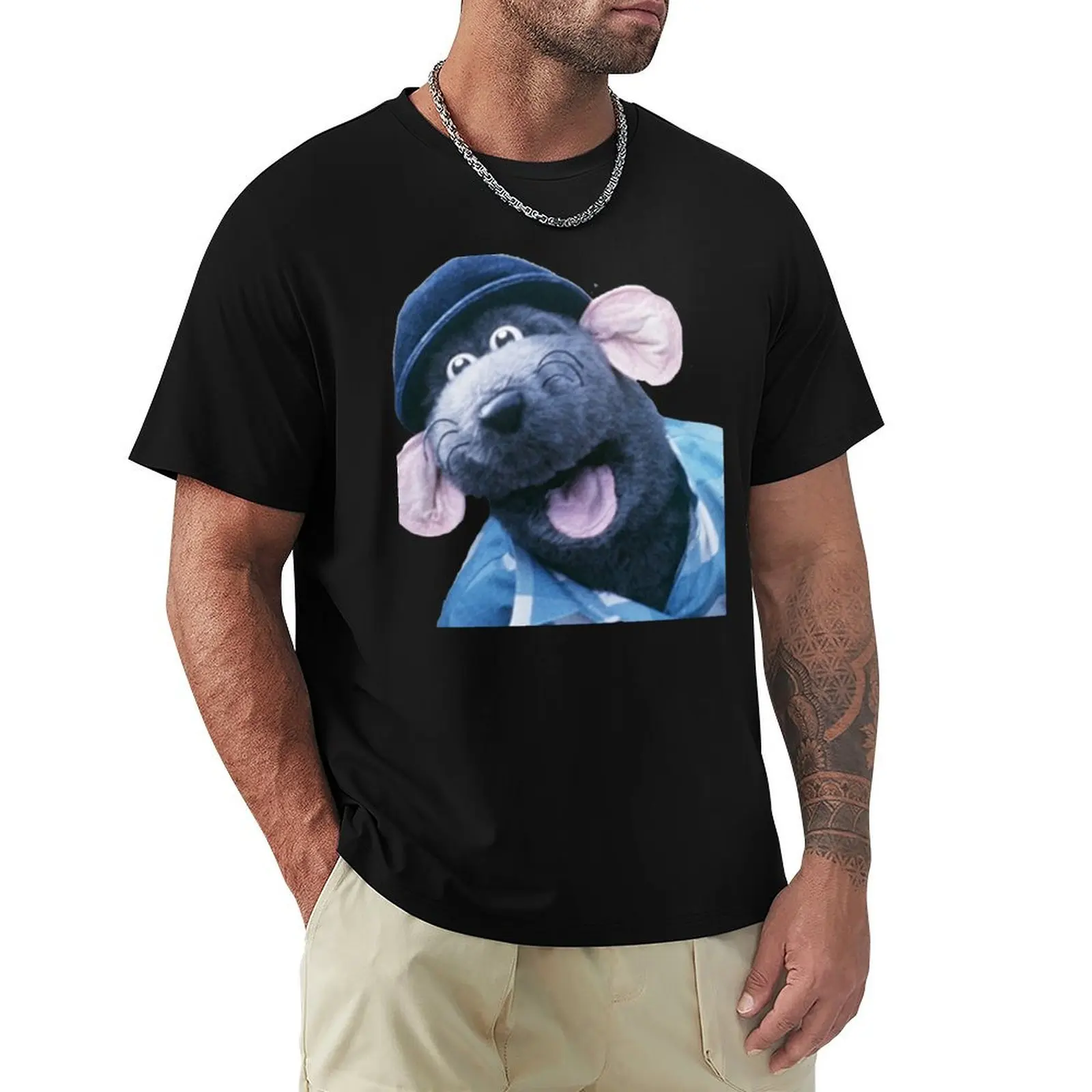 Roland Rat T-Shirt heavyweights vintage korean fashion men clothing