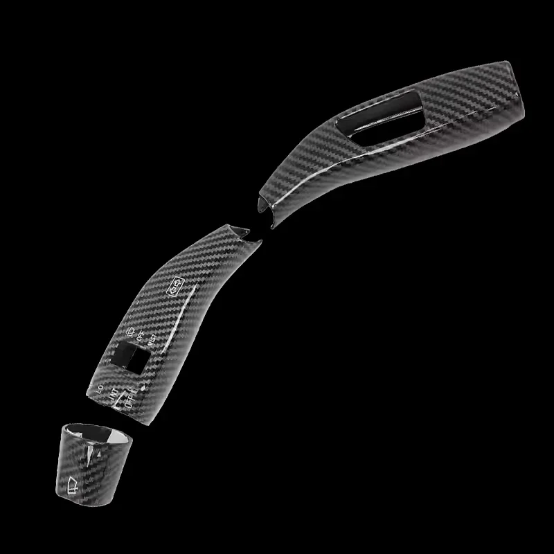 Fit For Xiaopeng G6 G9 P5 P7 P7i G3 Xpeng Car Gear Lever Protective Cover Steering Shift Lever Sticker Carbon Fiber Modification