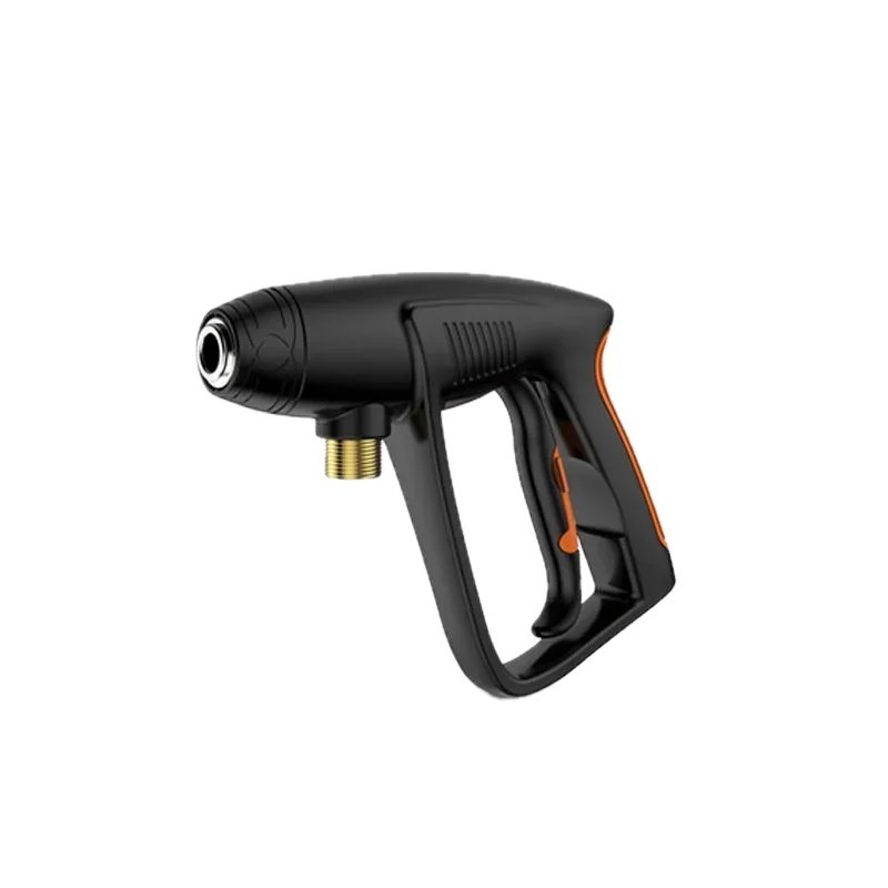 

High Pressure Car Wash Gun - Stainless Steel Nozzle With Quick Connect - Metal Fittings For Yili Karcher - 442g/15.6oz