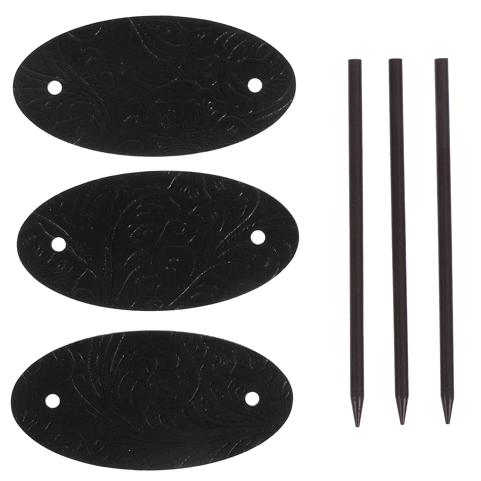 

3 Pcs Hair Sticks Elegant Ponytail Holders Lightweight Stylish Accessories for Women Daily Wear Gift Wooden