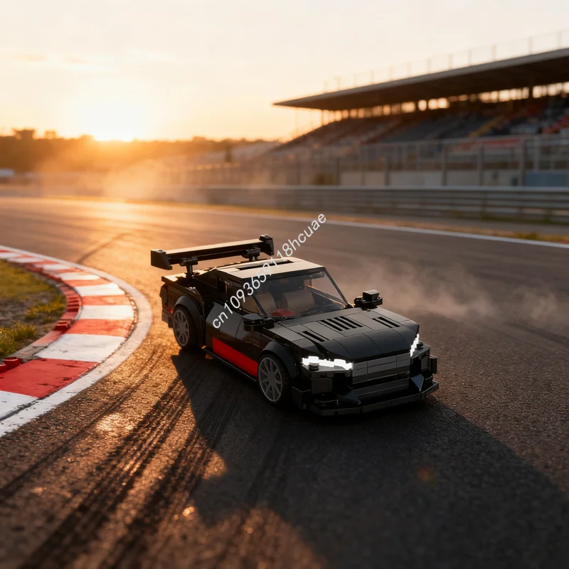 

274 шт. MOC Forded Mustangesd Code Red City Champions Модель суперкара Строительные рождественские подарки Блоки DIY Творческая идея Игрушка для детей