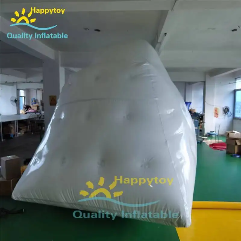 Wodny PVC Park Nadmuchiwany Lodowiec Basenowy Pływający Wyspa / Mała Nadmuchiwana Wodna Góra Lodowa