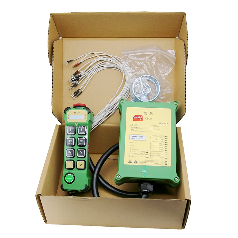 

Промышленный водонепроницаемый кнопочный выключатель JIEKONG K800 2026 года с дистанционным управлением для подъемных кранов