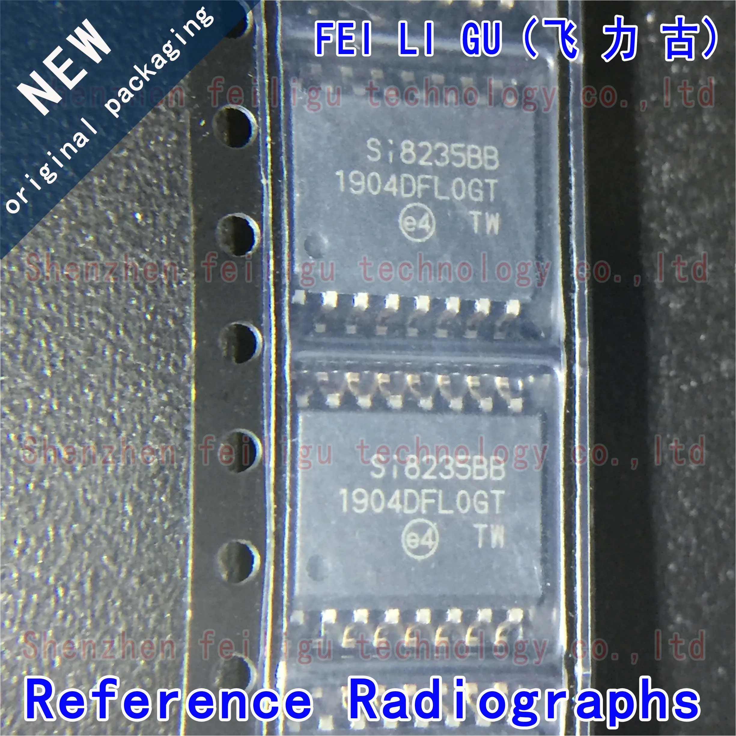 1~30PCS 100% New original SI8235BB-D-ISR SI8235BB-D-IS SI8235BB SI8235 Package:SOP16 4A Gate Driver Chip