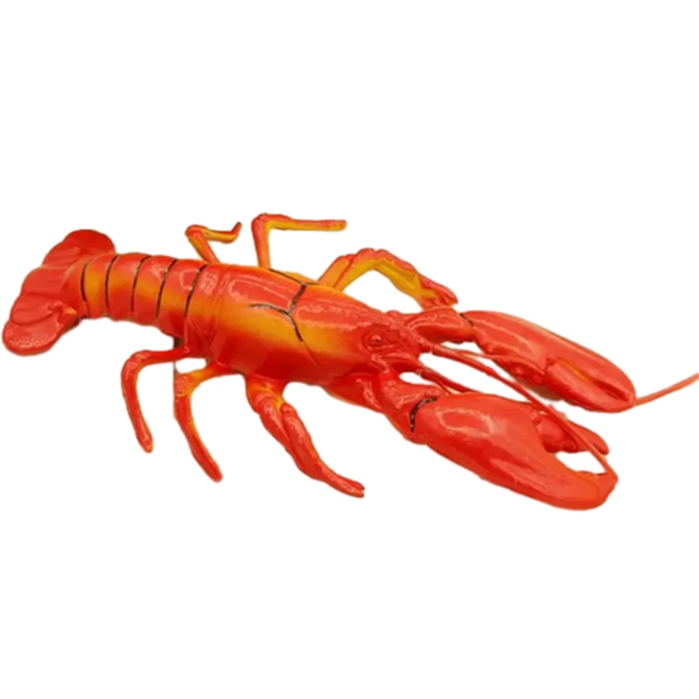 Dekorasi Model Lobster seperti hidup, Dekor bentuk Lobster realistis kreatif buatan