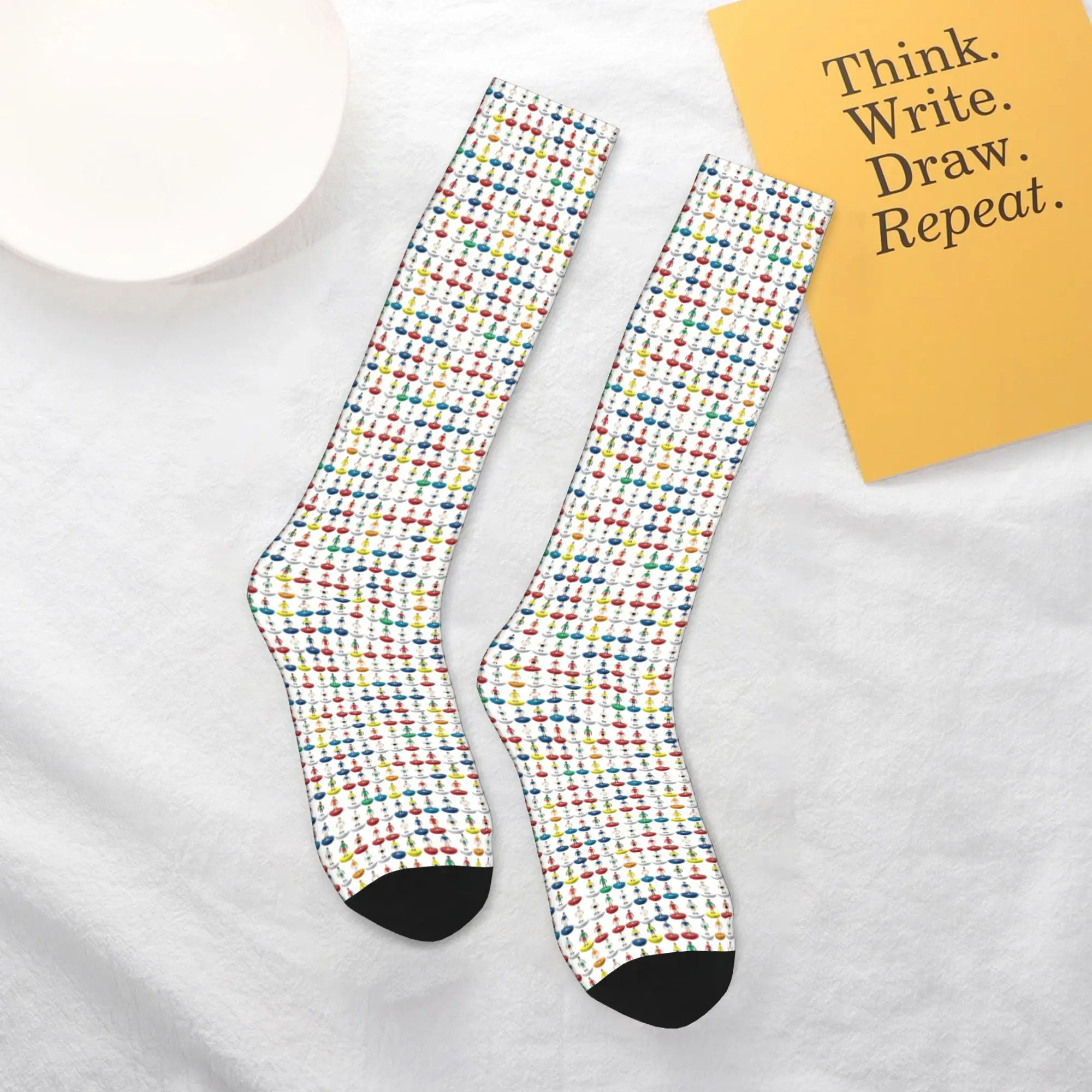 

Носки для игроков World Subbuteo, чулки в стиле Харадзюку, всесезонные длинные носки, аксессуары для унисекс, рождественские подарки