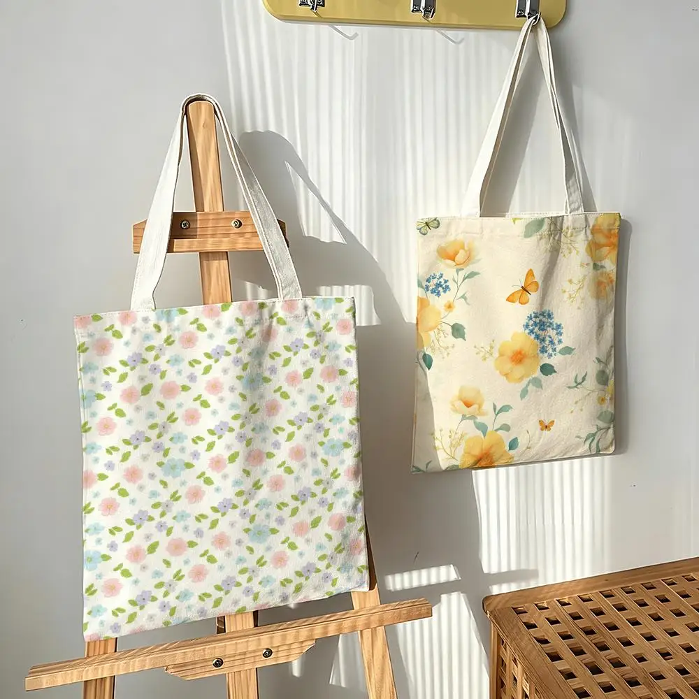 Art P-Pattern Aufbewahrungstaschen. Canvas-Taschen eignen sich für den Unterricht, Einkaufen, Geschenke und den Arbeitsweg.