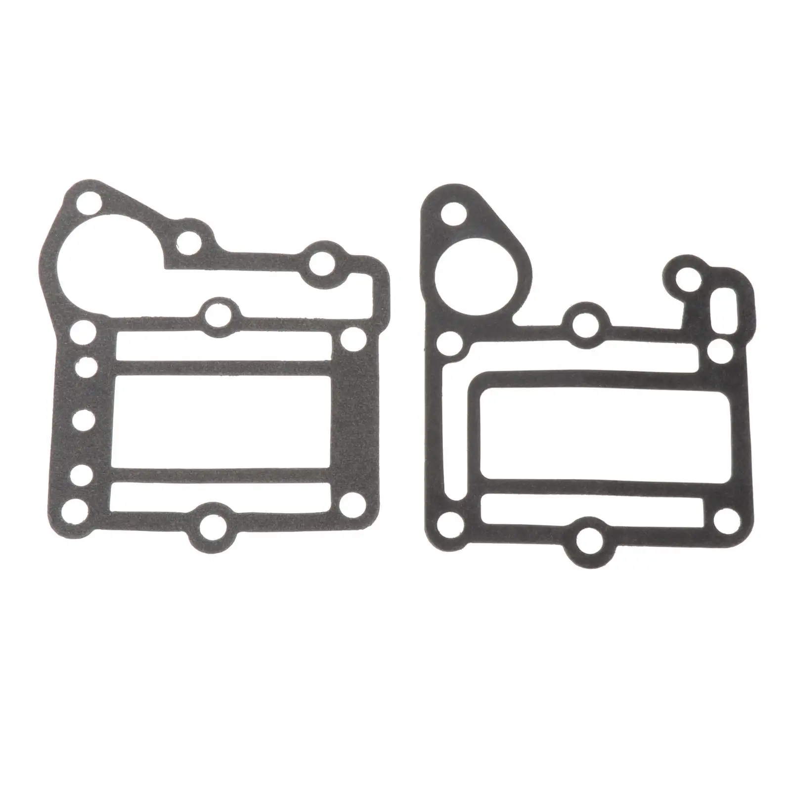 2x Kit guarnizione giacca di scarico Gasket Gasket guarnizione coperchio interno scarico adatto per motori fuoribordo modello 2T 4HP 6E0