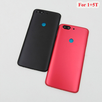 Back Housing For Oneplus 5T A5010 Battery Cover Rear Door Replacement Case Repair Parts For One Plus 1+ 5T With Camera Lens+Logo