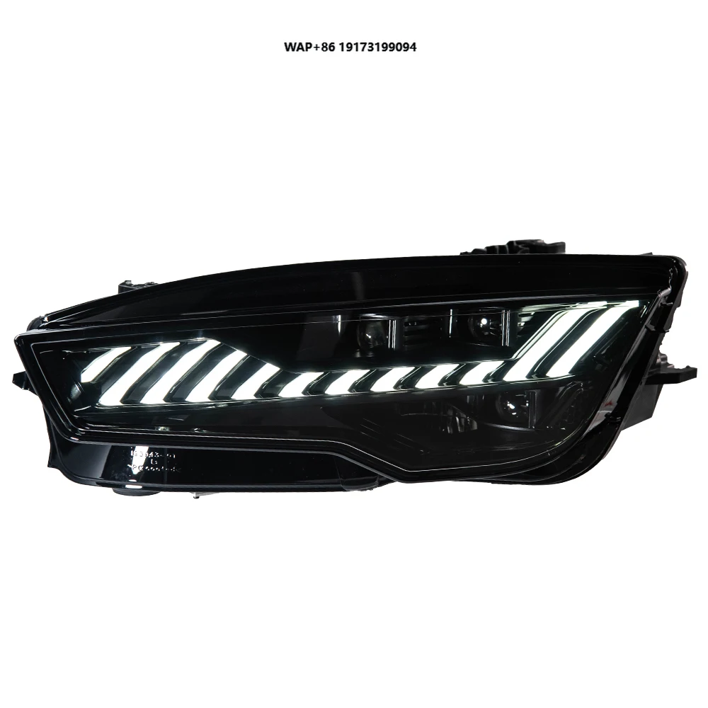 

for A7 S7 2011-2018 New RS7 Full LED Warm White Headlight Turn Signal Daytime Running Lights 12V Plug Play
